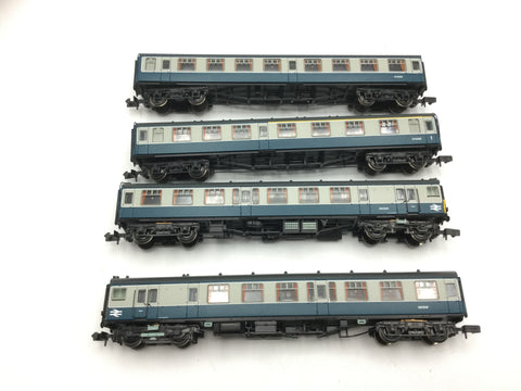 Graham Farish 372-677 N Gauge BR Blue/Grey 4 Car 4CEP EMU