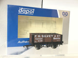 Dapol 4F-052-007 OO Gauge 5 Plank Open Wagon FH Silvey & Co, Bristol