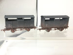Dapol 4F-020-024 OO Gauge GWR Cattle Wagon Twin Pack 13821/13826 Weathered