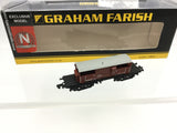 Graham Farish 377-876Z N Gauge BR Bauxite Queen Mary Brake Van
