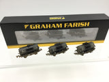 Graham Farish 373-666 N Gauge Esso 14t Tank Wagon Triple Pack (Weathered)