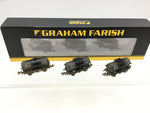 Graham Farish 373-666 N Gauge Esso 14t Tank Wagon Triple Pack (Weathered)