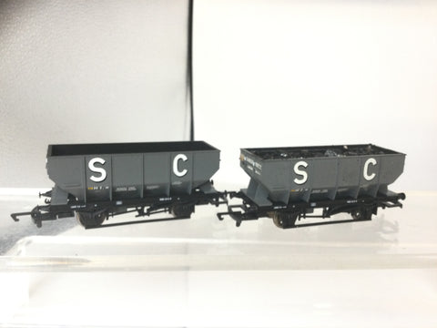 Hornby R6566 OO Gauge 21t Hopper Wagon SC x2