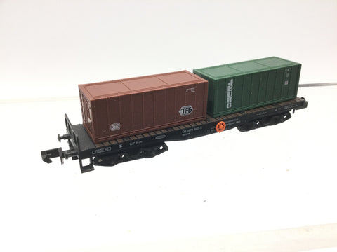Arnold 4954 N Gauge DB Container Wagon