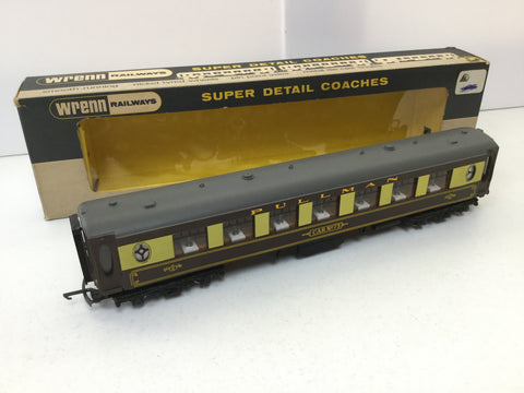 Wrenn W6001 OO Gauge Pullman Coach Car No 73 (White Tables)