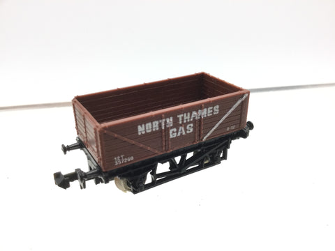 Lima 407 N Gauge 7 Plank Wagon North Thames Gas