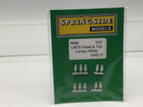 Springside DA5/10 OO Gauge LNER White Head & Tail Lamps (Pack 10)