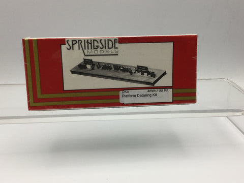 Springside DK5 OO Gauge Whitemetal Platform Detailing Kit (UNPAINTED)