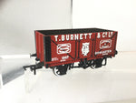 Bachmann 37-125K OO Gauge 8 Plank Wagon T.Burnett Doncaster