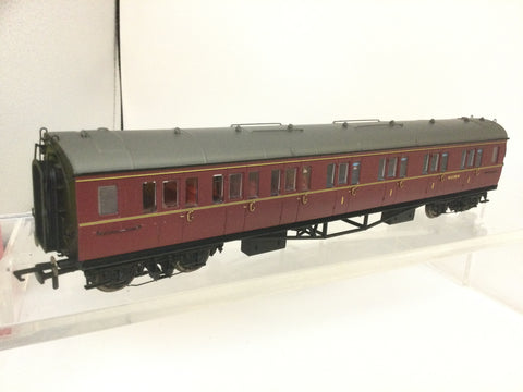 Hornby R4766 OO Gauge BR Maroon Collett Bow Ended Comp LH Coach W6138W