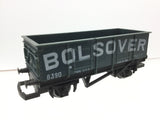 Hornby R136 OO Gauge Long Wheelbase Wagon Bolsover (Blue/Green)