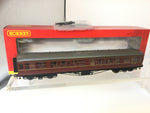 Hornby R4410 OO Gauge BR Maroon Hawksworth 3rd Class Coach W1717W