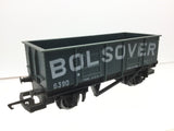 Hornby R136 OO Gauge Long Wheelbase Wagon Bolsover (Blue/Green)