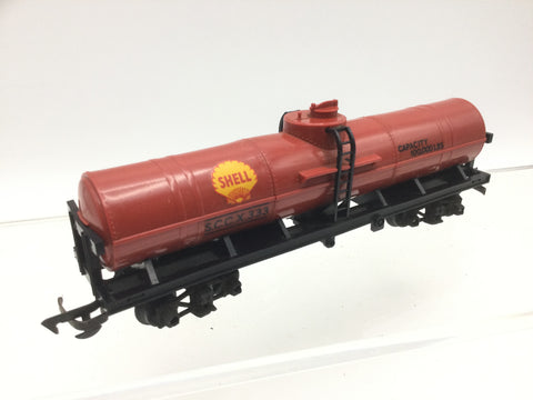 Triang R117 OO Gauge Bogie Oil Tanker Shell Red