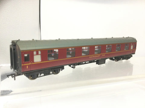 Bachmann 39-251B OO Gauge BR Maroon Mk1 Restaurant Car M1 Weathered