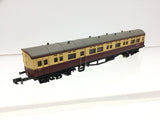 Dapol NC-011 N Gauge BR Maroon/Cream Autocoach W192W