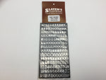 Slaters 1108B 8mm High Letters and Numerals (Black)
