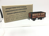 Peco R54W OO Gauge 7 Plank Wagon Ward & Son