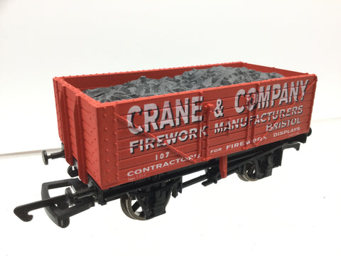 Dapol/AMRCWWE OO Gauge 5 Plank Wagon Crane & Co Fireworks, Bristol