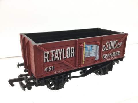 Bachmann 33-104 OO Gauge 7 Plank Wagon R.Taylor, Dundee