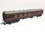Hornby R1007 OO Gauge BR Maroon Mk1 Brake 2nd Coach E34160