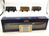 Bachmann 37-105Y OO Gauge 7 Plank Wagon Set South Yorks Set 3
