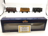 Bachmann 37-105Y OO Gauge 7 Plank Wagon Set South Yorks Set 3