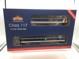 Bachmann 35-502SF OO Gauge Class 117 3-Car DMU BR Network SouthEast (Revised)(DCC SOUND)