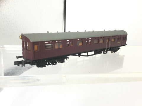 Dapol NC-025 N Gauge BR Autocoach W195W Maroon