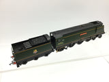 Hornby R3445 OO Gauge BR Green West Country Class 34032 Camelford