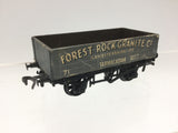 Peco R60/1F OO Gauge 5 Plank Wagon Forest Rock 71