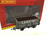 Hornby R6875 OO Gauge 7 Plank Wagon Hawkins 1022