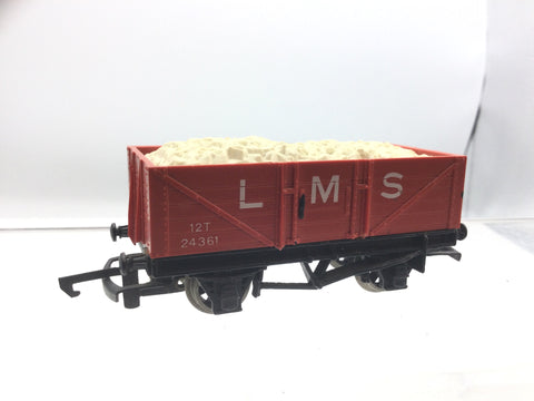 Wrenn W5032 OO Gauge 5 Plank Open Wagon LMS 24361