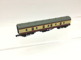 Graham Farish 374-026 N Gauge BR Mk1 Maroon/Cream Full Brake Coach