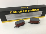 Graham Farish 373-742 N Gauge BR Quad Meat Van x2