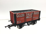 Dapol/Robbie's Rolling Stock OO Gauge 7 Plank Wagon Golden Valley Paper (Red)