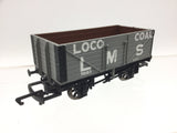 Hornby R6342A OO Gauge 7 Plank Wagon LMS Coal 70183