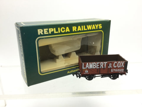 Replica 13207 OO Gauge 7 Plank Wagon Lambert & Cox, Stroud