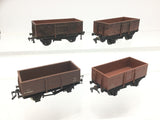 Hornby Dublo 4640 OO Gauge BR Steel Open Wagon B486865 x4