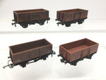 Hornby Dublo 4640 OO Gauge BR Steel Open Wagon B486865 x4