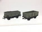 Hornby Dublo 4670 OO Gauge 5 Plank Open Wagon B477015 x2