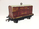 Hornby Dublo 32087 OO Gauge Low Sided Wagon with Container B459325 3 Rail