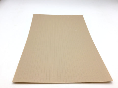 Slaters 0429 7mm/O Gauge Roofing Grey Embossed Plastikard Sheet