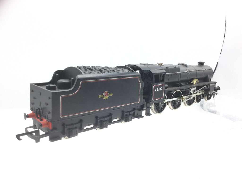 Hornby R859 OO Gauge BR Black Five Loco 45192 Glasgow Yeomanry hornby-r859-oo-gauge-br-black-five-loco-45192-glasgow-yeomanry