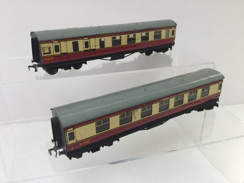 Hornby Dublo 4005/4006 OO Gauge BR Stanier Coaches M4183/M26133