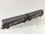 Roco HO Gauge DR Covered Goods Wagon Set 218065/218066