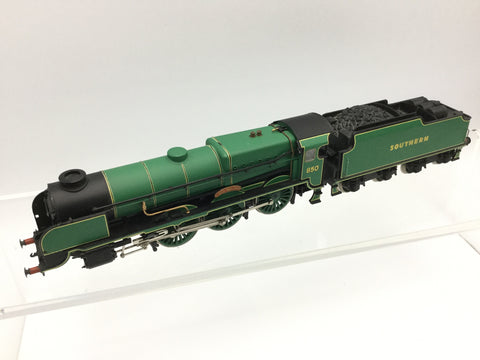 Bachmann 31-400 OO Gauge SR Malachite Lord Nelson 850 Lord Nelson (NEEDS ATTN)