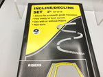 Woodland Scenics ST1416 3% x 2' Incline/Decline Riser Set 0-4 1/2"