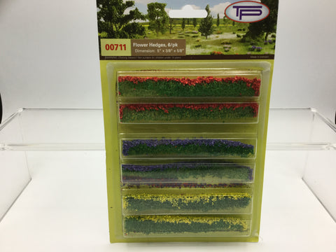 Tasma Products 00711 OO/HO Gauge Flowering Hedge (Pack 6)