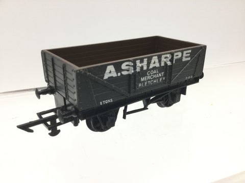 Graham Farish OO Gauge 5 Plank Wagon A. Sharpe, Bletchley